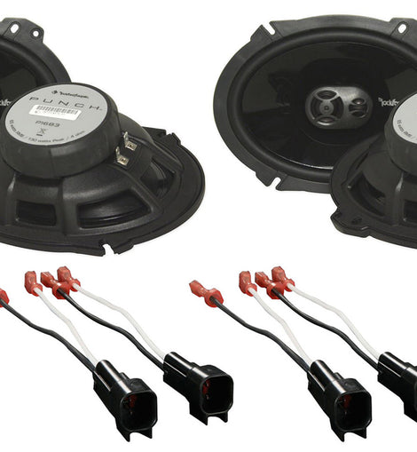2 Pair 2007 Ford Mustang Rockford 6x8
