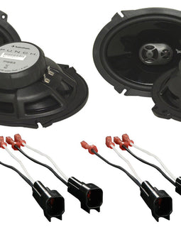 Rockford P1683 6x8" Front+Rear Factory Speaker Replacement For 2005-2006 Ford Mustang Factory Speaker Replacement Kit