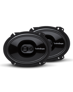 2 Rockford Fosgate Punch P1683<BR/> 260W Peak (130W RMS) 6" x 8" Punch Series 3-way Full Range Coaxial Speakers (2 Pair)