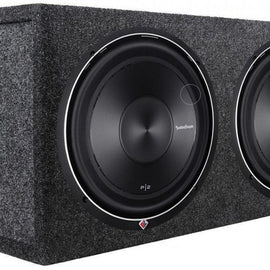 2 Rockford Fosgate Punch P2D4-12 12" 1600W Subwoofers + Sealed Enclosure Box