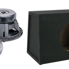 Rockford Fosgate P3D4-12 12" Subwoofer+ Absolute MSHF12 Sub Box Enclosure