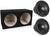 2 Rockford Fosgate P2D2-12 12" 1600W Car Subwoofers + Dual Sealed Sub Box
