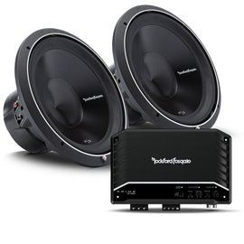 Rockford Fosgate Prime R2-1200X1 & 2 P3D4-15 package <br/> 1200W RMS x 1 at 1 ohm monoblock subwoofer amplifier & 2 P3D4-15 15" subwoofer