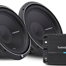 Rockford Fosgate Punch P500X1BD & 2 X P2D412