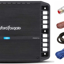 Rockford Fosgate P500X1BD Punch 500 Watt Class-bd Mono Amplifier + Absolute KIT4 Amp Kit