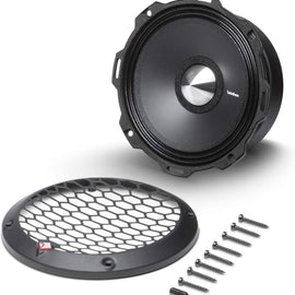 Rockford Fosgate PPS4-6 6.5" 400W 4-Ohm Midrange Car Audio Speaker with Fiber Reinforced Paper Cone and Stamp Cast Aluminum Frame