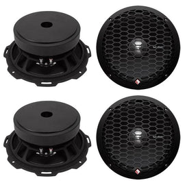 2x PPS4-8 ROCKFORD FOSGATE PUNCH 8" PRO HIGH SPL MID-RANGE SPEAKER 4-OHM