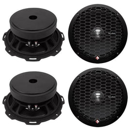 2 Rockford Fosgate PPS4-8 8-Inch 500 Watt 4-Ohm Midrange Car Stereo Speakers