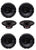 3 Pairs Rockford Fosgate 6.5 Inch 3 Way Car Audio Coaxial Speakers Stereo