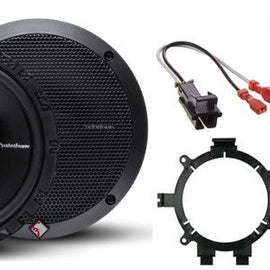 Rockford Fosgate Prime R165X3 Speaker Install Kit for 1999-02 Chevy/GMC Trucks 90W RMS 6.5" 3-Way PRIME Series Coaxial Speakers w/ Adapter & Harness for Chevy/GMC Trucks