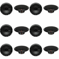 6 Pair Rockford Prime R1675X2 180W Peak 6-3/4" 2-Way PRIME Series Coaxial Car Speakers
