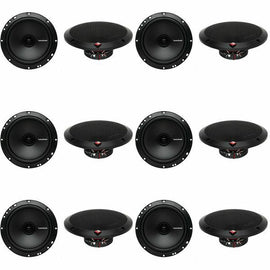 6 Pair Rockford Prime R1675X2 180W Peak 6-3/4" 2-Way PRIME Series Coaxial Car Speakers