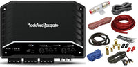 R2-300X4 Rockford Fosgate Prime 300W 4-Channel Class D Amplifier + 4-Ch Amp Kit