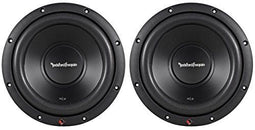 2 ROCKFORD FOSGATE R2D4-12 12" SUBWOOFER, ENCLOSURE BASS PACKAGE + 4G AM KIT