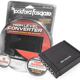 Rockford Fosgate 4 Channel High to Low RCA Level Output Radio Converter