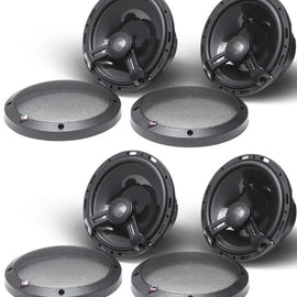 4 Rockford Fosgate Power T1650 300W Peak 6.5" Power Series 2-Way Coaxial Car Speakers