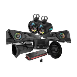 Cerwin Vega RPMRZRKD23 2014+ RZR XP Complete Audio Kit with 6 Ch Digital Amplifier, CMR3 Media Audio Player, 6.5” 2-Way Tower Speaker System and 10” Sealed Marine Subwoofer