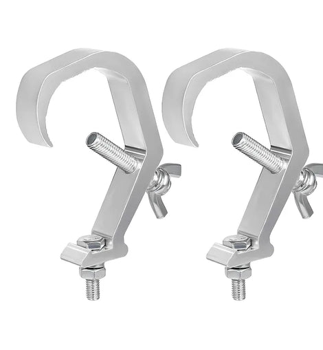 2 MR Truss CL55 Universal Multi Purpose Aluminum Hooks Stage Lighting Clamps for Truss
