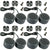 4 Absolute TW500 500 Watts Car Audio Piezo Super Dome Tweeter