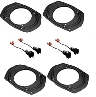 AT 2X Universal Car 5"x 7" 6"x 8" to 6.5" Speaker Adapter Bracket Harness Fit Ford