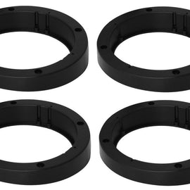 4 pcs Boat / Car 1.5" Angled Beveled Depth Extender Spacer for 6.5" Speakers