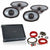 Alpine BBX-F1200 4 Channel Amp+ 4 S2-S69 6x9" Speakers + KIT4 Amp Kit