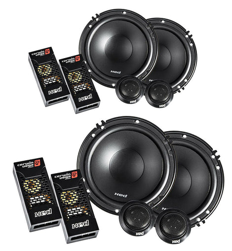 2 Pair Cerwin Vega XED650C 6.5