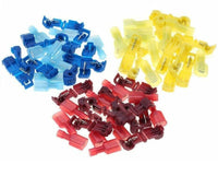 300 PCS T-Tap Quick Splice Insulated Wire Connector 16-14 12-10 22-18 AWG Combo