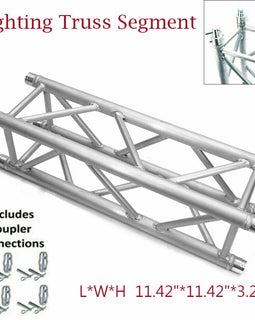 MR DJ 1M 3.28ft Straight Square Aluminum Truss Segment for Pro Audio Lighting