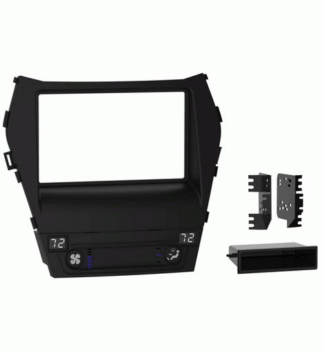 Metra 99-7385B Single or Double DIN Car Stereo Dash Kit for 2017 - 2018 Hyundai Santa Fe , Santa Fe Sport