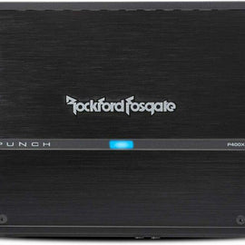 Rockford Fosgate Punch P400X4 400W Punch Series 4-Channel Stereo Class AB Car Power Amplifier (P400X.4)