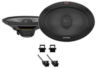 Alpine R2-S69 Rear Speaker + 72-4568 Fit 1997-2003 Chevrolet Chevy Malibu