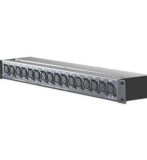 ART Audio P16 Rackmount 16-Ch Balanced XLR Patch Bay Passive Interface Patchbay