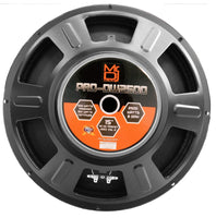 MR DJ PRODW2500 15" 2500W 40 Oz. 8-Ohms Universal PRO PA/DJ Raw Woofer Subwoofer
