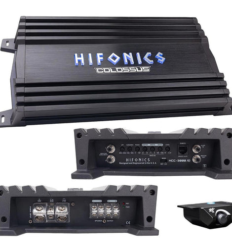 Hifonics HCC-3000.1D 3000W RMS COLOSSUS Series Class-D Monoblock Amplifier