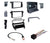 Metra 95-9310B BMW 99-06 3-Series with 5-Switch Panel Vehicle Double DIN Dash Installation Kit with Metra 70-8590 Wiring Harness and Metra 40-VW10 Antenna Adapter