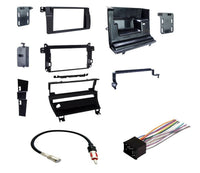 Metra 95-9310B BMW M3 2001-2006 with 5-Switch Panel Vehicle Double DIN Dash Installation Kit with Metra 70-8590 Wiring Harness and Metra 40-VW10 Antenna Adapter