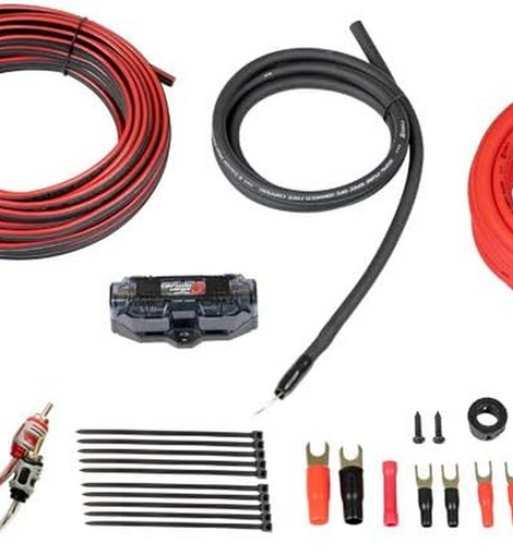 Cerwin Vega CAK82 8 Gauge 2 Channel Amplifier Kit OFC 100% Oxygen-Free Copper