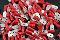 Install Bay RVMD250 Red Vinyl Male Quick Disconnect 22-18 Gauge .250