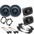 Cerwin Vega 6.5" & 4x6" Door & Overhead Speakers Fit 1995-2006 Suburban Tahoe