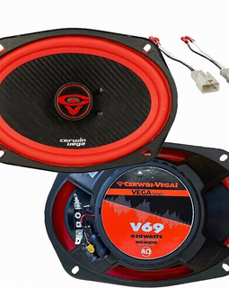 Cerwin Vega V69 420W 2Way 6"x9" Front Door Speakers Fits 2005-2018 Toyota Tacoma
