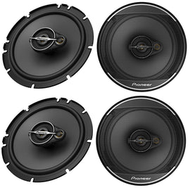 2 Pairs Pioneer TS-A1678S 320W Max/70W RMS 3-Way Speaker