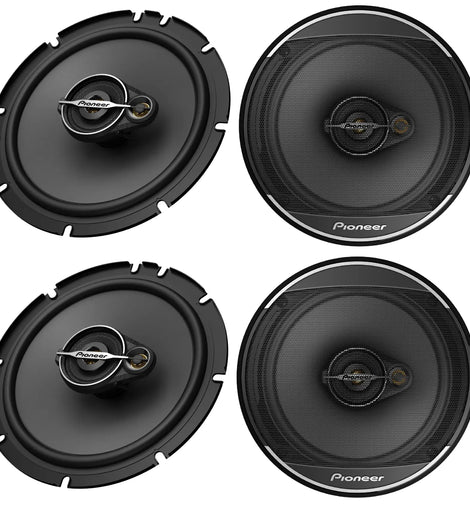 2 Pairs Pioneer TS-A1678S 320W Max/70W RMS 3-Way Speaker