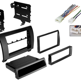 Double DIN or Single DIN Car Stereo Installation Kit Fit 2007-2013 Toyota Tundra