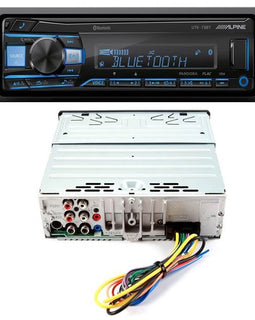 Alpine Single DIN Bluetooth AM/FM Receiver PAC SWI-CP2 Steering Wheel Interface