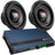 Soundstream RN1-5000D 5000W Bass Amplifier + 2 Cerwin Vega VMAX12D4 2000W Subwoofers