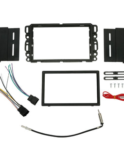 American International GM-K318 CR-6 GWH-406 Car Radio Stereo 2Din Dash Kit Harness Fit 2006-16 Buick Chevrolet GMC Pontiac