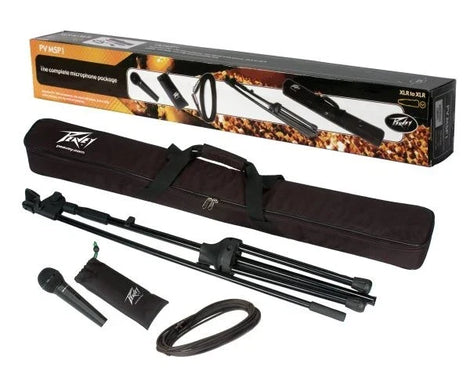 Peavey PV-MSP1 Complete Microphone and Stand Package with XLR Cable
