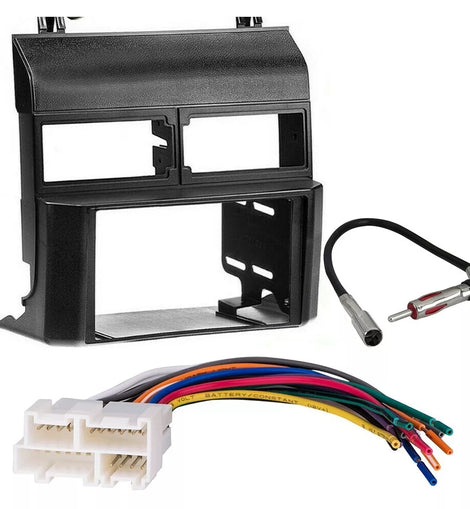 Fit CHEVY GMC SUV Full Size Trucks 1988-1994 Double DIN Dash Kit Wire Harness