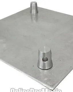 2 BP1414 Universal Aluminum Base Raised Plate 12" x 12" for 12" Square Truss